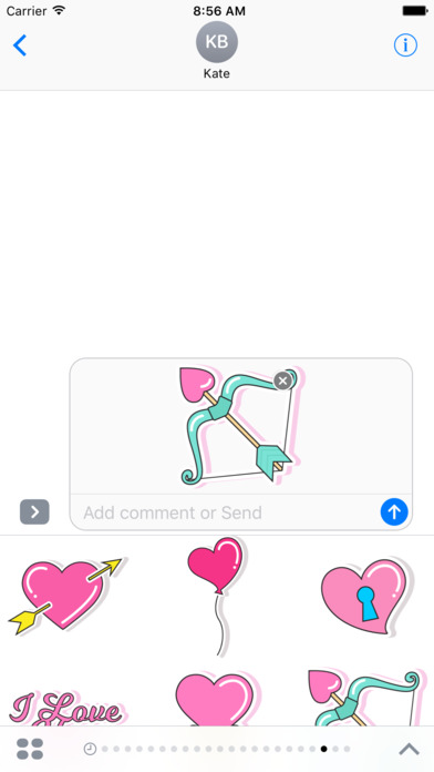 80s Love Stickers Pack for iMessage screenshot 2