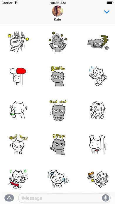 Tabby Cat Sticker screenshot 2