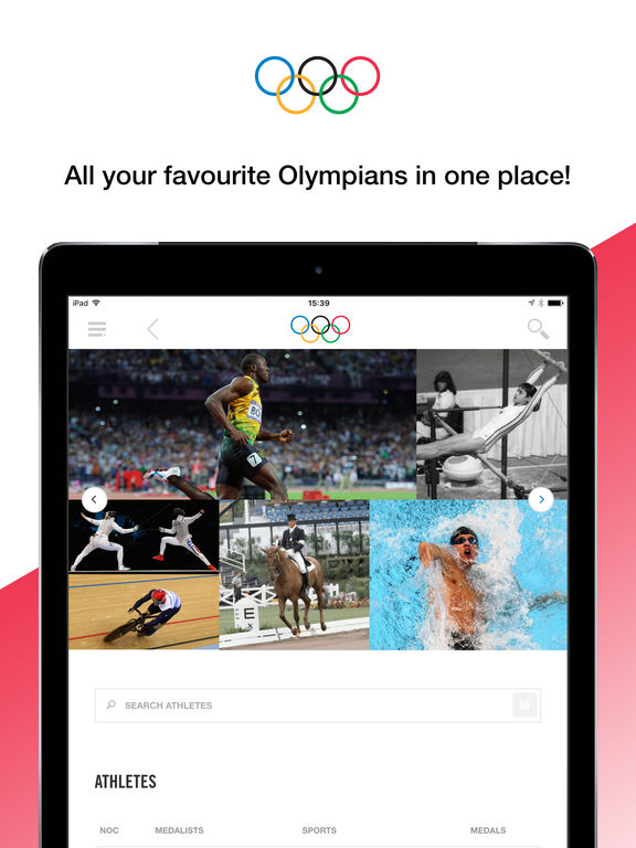 The Olympics Official App for the Olympic Games screenshot