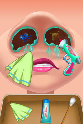 Cartoon Girl's Nose Cure - Mystery Clinic/Beauty Health Salon screenshot 3