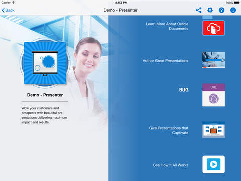 Oracle Documents Presenter screenshot 3