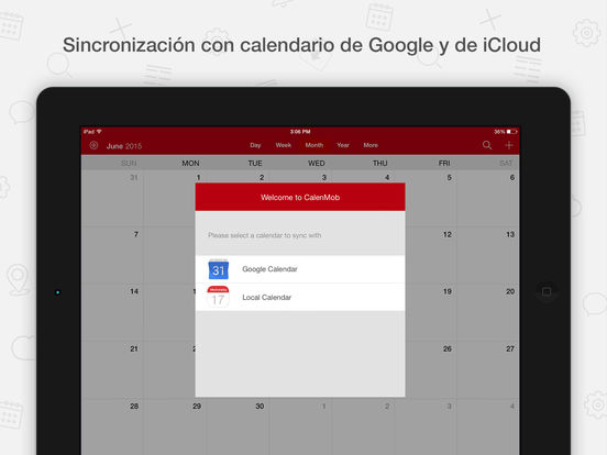 Captura de pantalla del iPad 5