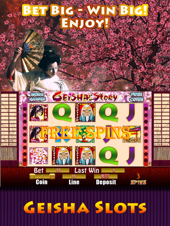 geisha slot machine online