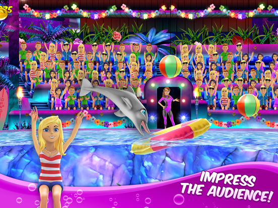 Screenshots of My Dolphin Show - sea animal game for girls and boys and kids for iPad