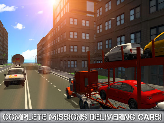 Car Transporter Driving Simulator 3D Full screenshot 7