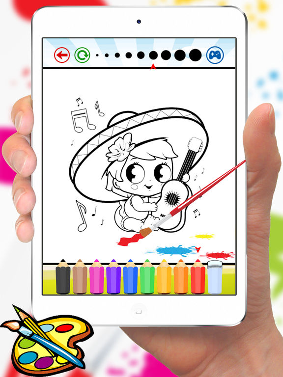 Kid животных и цветов раскраска - Рисование для Детские игры