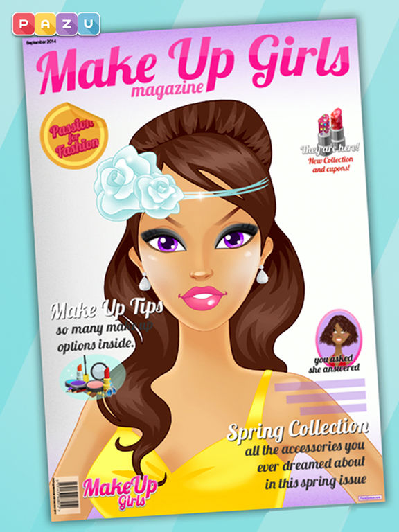 Игра Makeup Girls - Make Up & Beauty Salon game for girls, by Pazu
