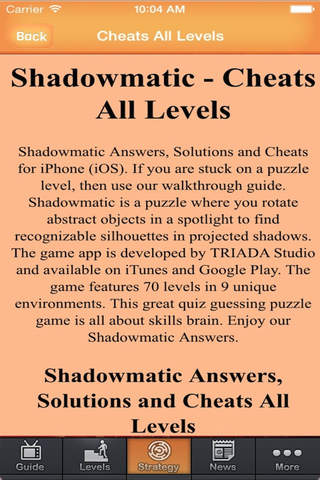 Guide For Shadowmatic(Unofficial) screenshot 4