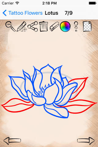 Learn to Draw Tattoo Style Flowers screenshot 3