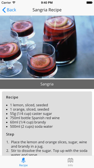 Sangria Recipe