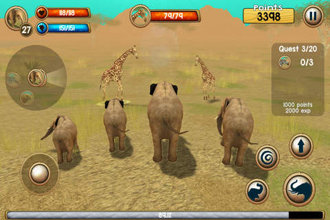 Wild Elephant Pro Sim 3D screenshot 2