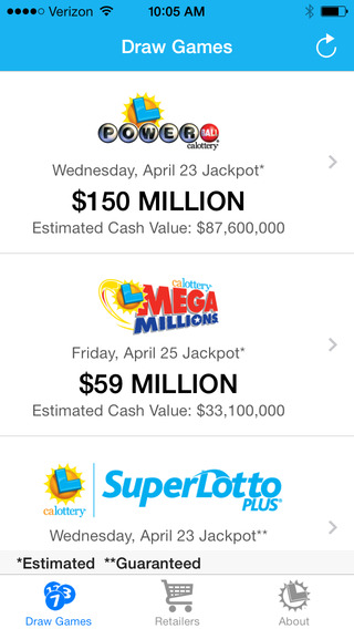 California Lottery Official App
