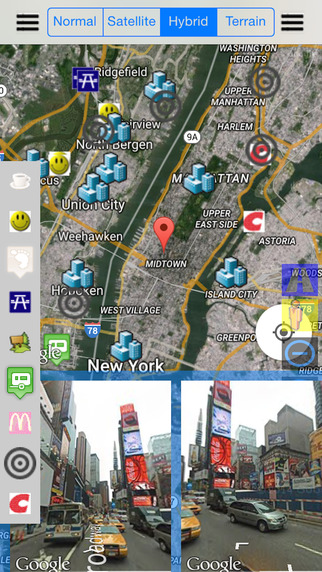 Live Street Map View