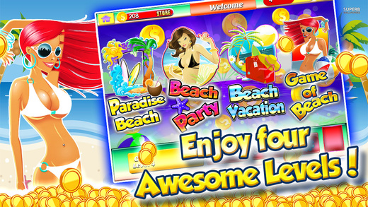 【免費遊戲App】Aawesome Absolute fun Surf Beach Slots - Win Rich Bonanza and Jackpot Bonus-APP點子