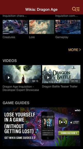 【免費書籍App】Wikia: Dragon Age Fan App-APP點子