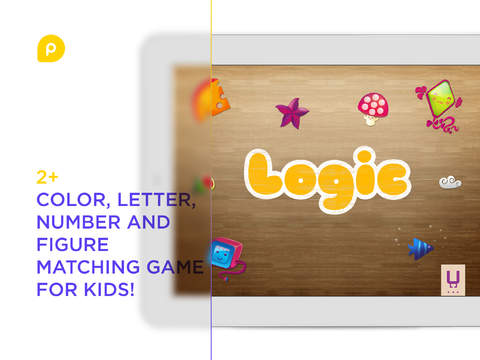 Logic - preschool learning Numbers Letters Colors and Shapes for children