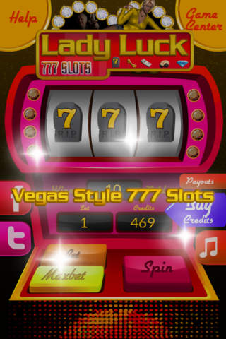 Lucky Lady 777 Slots – Free Las Vegas Slot Machine Casino Game screenshot 2