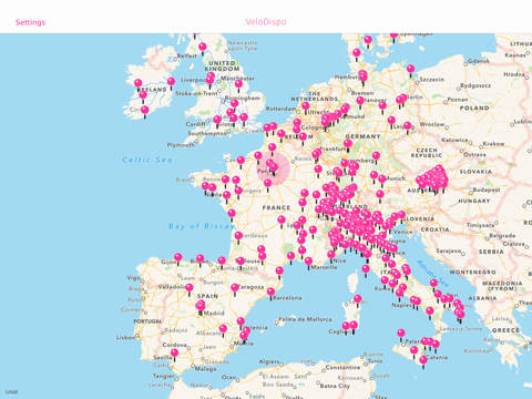 【免費交通運輸App】VeloDispo Western Europe-APP點子