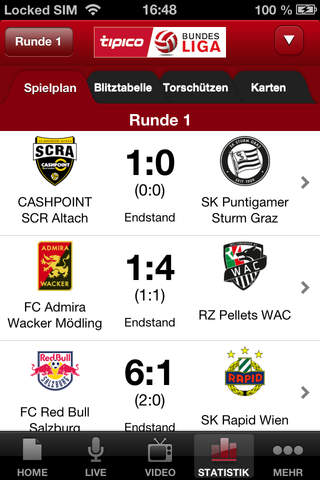 Fußball-Bundesliga screenshot 4