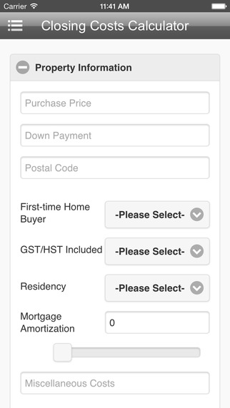 【免費商業App】C3Calculator (Canada Closing Costs Calculator)-APP點子