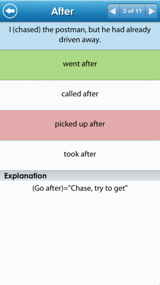 【免費教育App】Grammar Up: Phrasal Verbs-APP點子