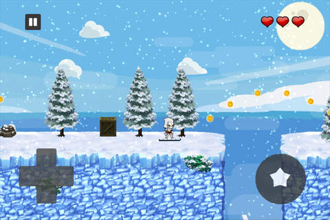 Ninja on a Snowboard screenshot 3