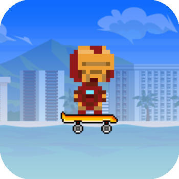 Block Iron Machine Jumpy Skating- Mini Survival Craft Jumping Game LOGO-APP點子