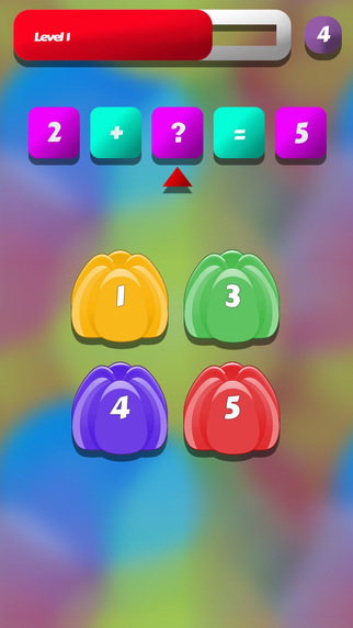 Jelly Math Quiz - Cool math games for kids toddlers: numbers addition subtraction multiplication div