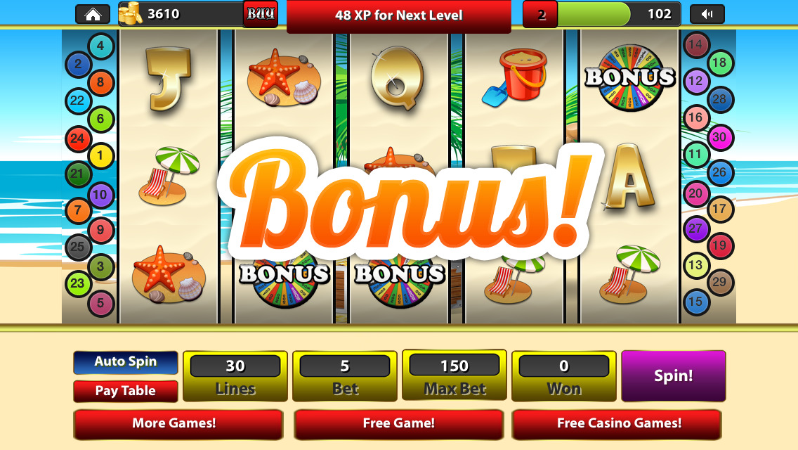 Vacation slots game