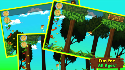 【免費遊戲App】Jungle Jane Swing - Upbeat Physics Vine Swinging Acrobatics Adventure Game HD-APP點子