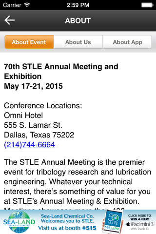 2015 STLE Annual Meeting screenshot 3