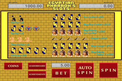 "A+" Pyramid of Cleopatra's Empire Slots Casino : Cradle of Spirits Mummys Curse Bonus Game! screenshot 3
