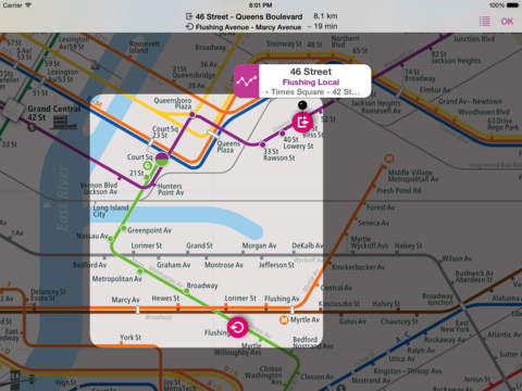 【免費旅遊App】New York Rail Map-APP點子