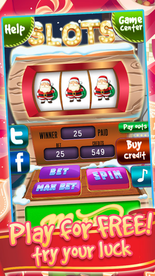Santa Christmas Slots - Casino Vegas Craze Pro