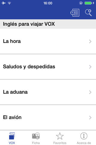 VOX Spanish-English Phrasebook screenshot 2