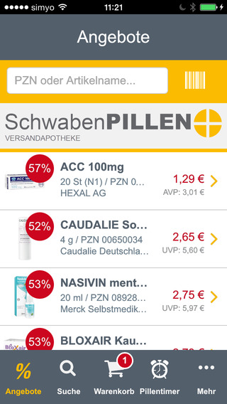 【免費醫療App】SchwabenPILLEN Apotheke-APP點子