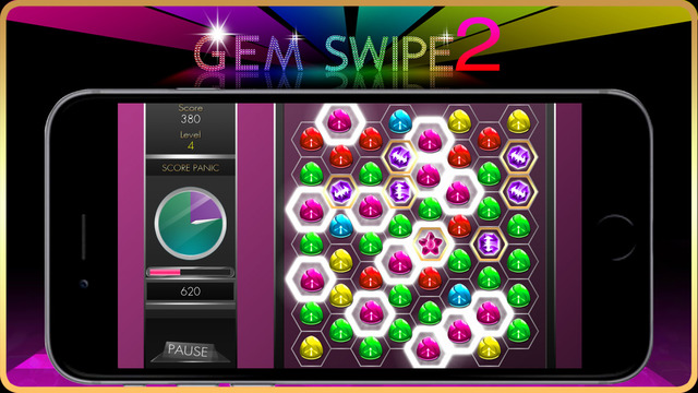 【免費遊戲App】Gem Swipe-APP點子