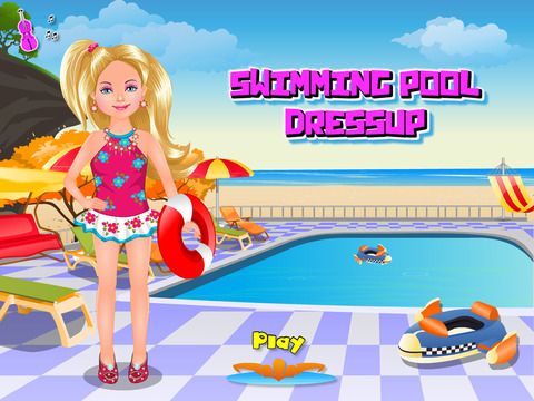 【免費遊戲App】Swimming Pool Dressup-APP點子