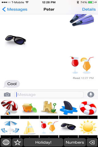 Travel and Holiday Keyboard Stickers: Share your Holiday Fun Icons on Message and More screenshot 2