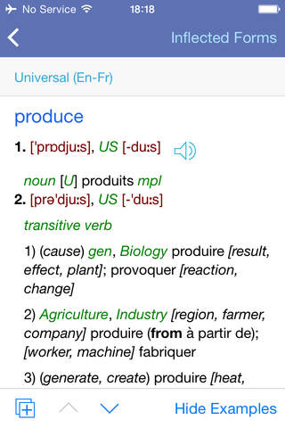 Lingvo Dictionary Pack: French <-> English, German, Russian screenshot 3