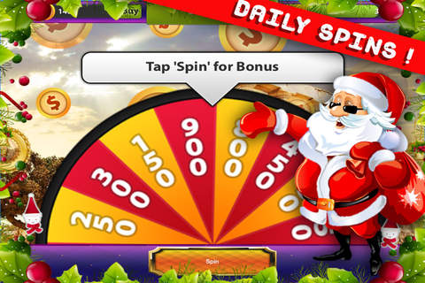 -AAA- Holiday Santa Christmas 20 Line Fun Slot- Machine Jackpot Casino Gambling games screenshot 3