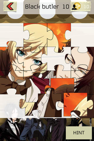 Jigsaw Manga & Anime Hd  - “ Japanese Puzzle Collection For Black Butler Photo “ screenshot 2