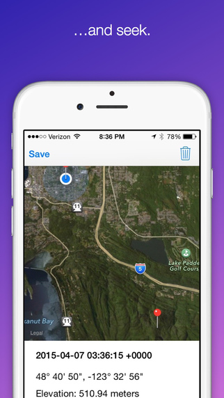 免費下載交通運輸APP|Tap & Seek — Reverse Waypoint Finder app開箱文|APP開箱王