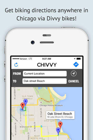 Chivvy -  Chi's Directions Bike Share Map screenshot 2