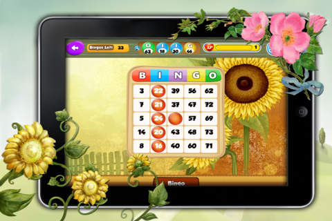 Flower Bingo screenshot 2
