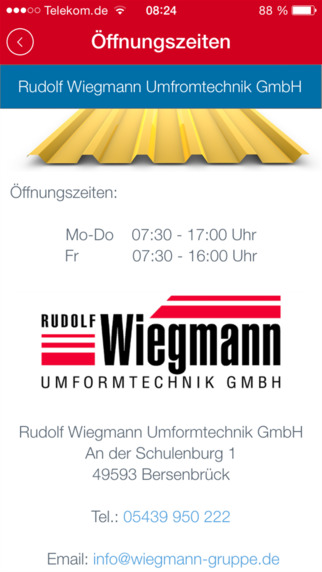 【免費商業App】Rudolf Wiegmann Umformtechnik-APP點子