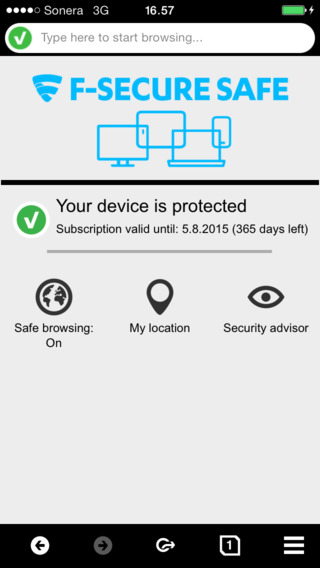 F-Secure SAFE for Smartphone Tablet