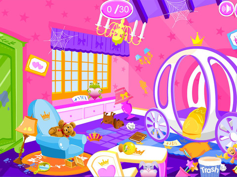 【免費遊戲App】Princess room cleanup-APP點子