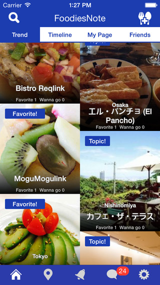 FoodiesNote - Find Share your favorites
