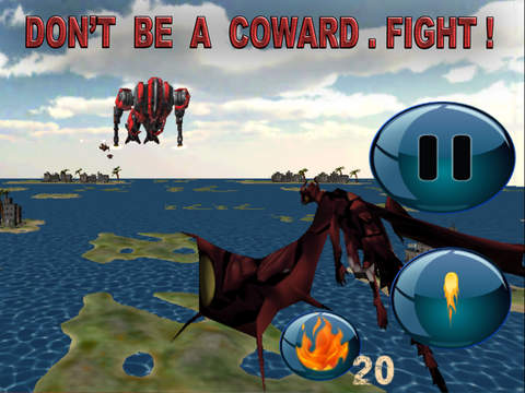 【免費遊戲App】Red Dragon Robot Attack - An Epic 3D Arial battlefield apocalypse-APP點子